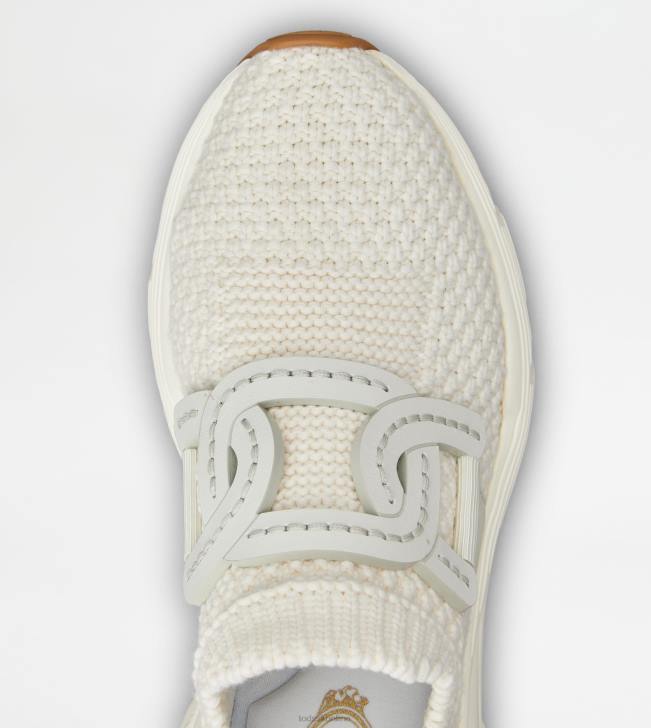 Tod\'s 8NXV119 off white ženy nazúvacie tenisky z látky