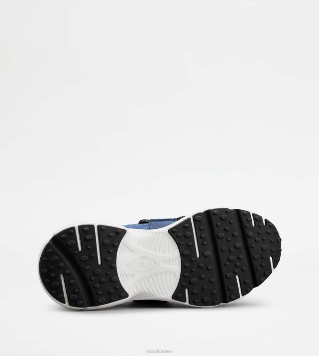 Tod\'s 8NXV120 modrá/svetlo modrá ženy nazúvacie tenisky z džínsoviny