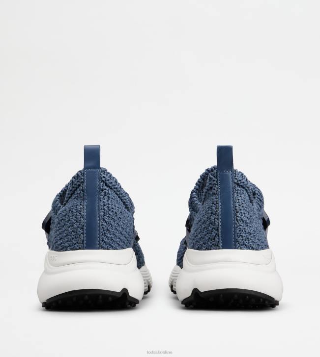Tod\'s 8NXV122 Modrá ženy nazúvacie tenisky z látky