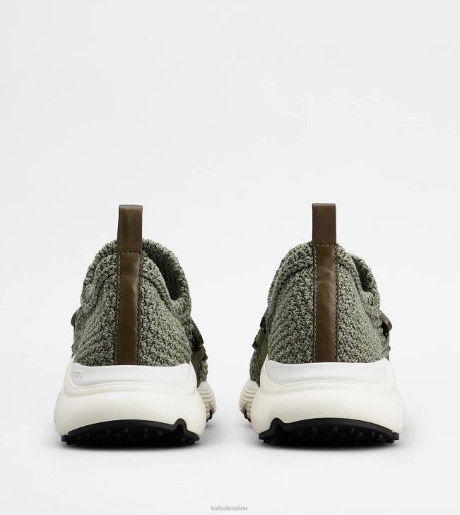 Tod\'s 8NXV123 zelená ženy nazúvacie tenisky z látky
