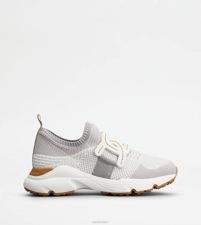 Tod's 8NXV125 šedá/hnedá ženy tenisky z high-tech látky