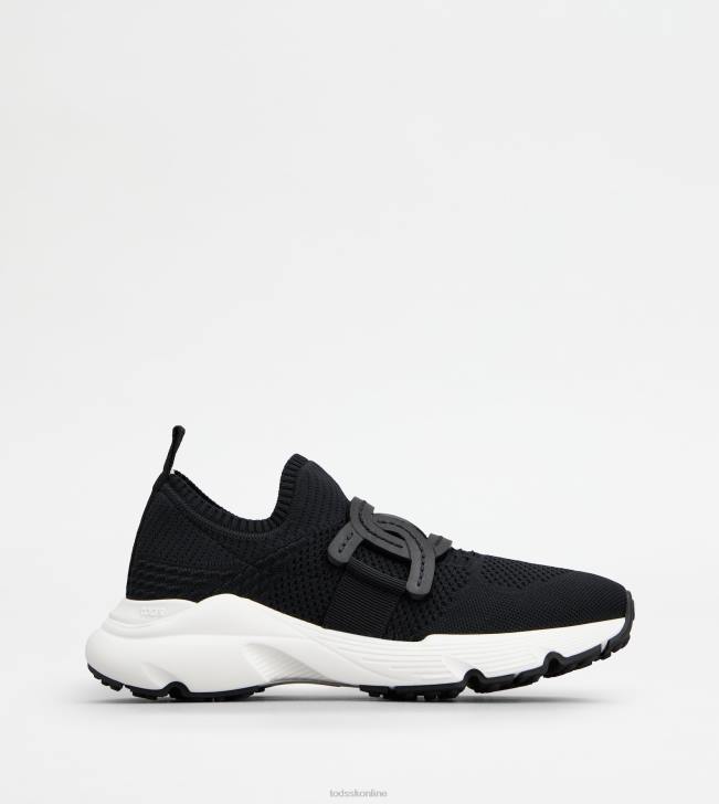 Tod's 8NXV126 čierna ženy tenisky z high-tech látky