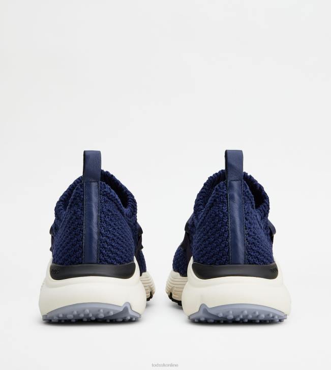 Tod\'s 8NXV127 Modrá ženy nazúvacie tenisky z látky