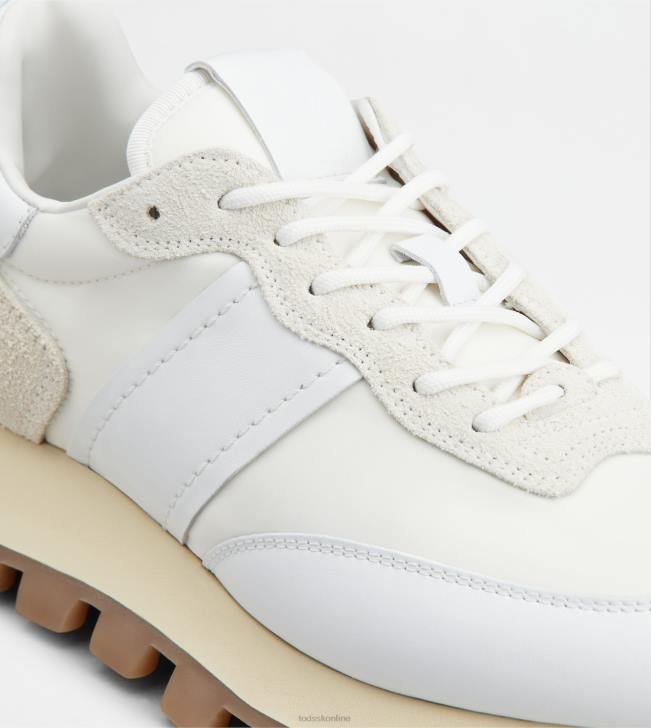 Tod\'s 8NXV130 biely ženy tenisky 1t z kože a látky