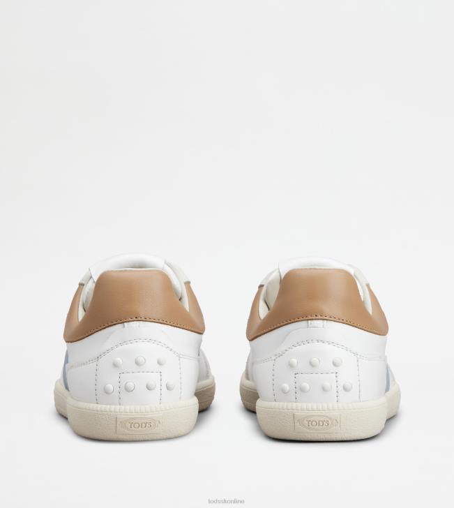 Tod\'s 8NXV138 svetlo modrá/biela/béžová ženy semišové tenisky