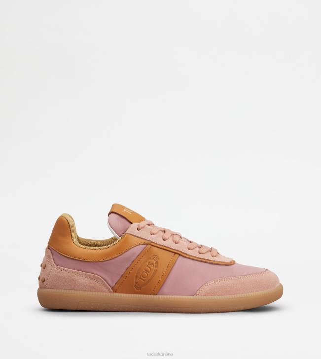 Tod's 8NXV140 oranžová/ružová ženy semišové a látkové tenisky