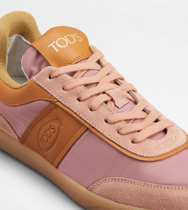 Tod\'s 8NXV140 oranžová/ružová ženy semišové a látkové tenisky