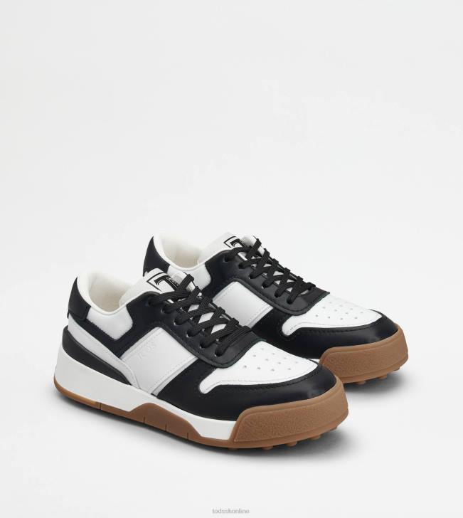 Tod\'s 8NXV143 biely čierny ženy tenisky v koži