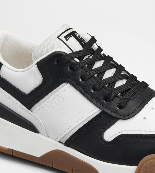 Tod\'s 8NXV143 biely čierny ženy tenisky v koži