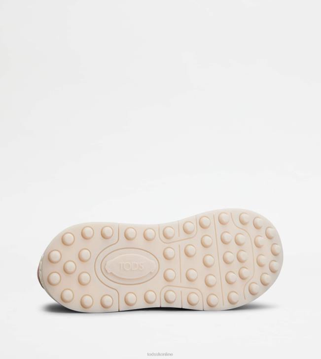 Tod\'s 8NXV145 fialová/ružová/biela ženy semišové tenisky a hladká koža